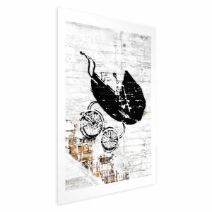 Plakat Pędzący wózek 40×60 cm 589081 Plakat Pędzący wózek 40×60 cm 589081