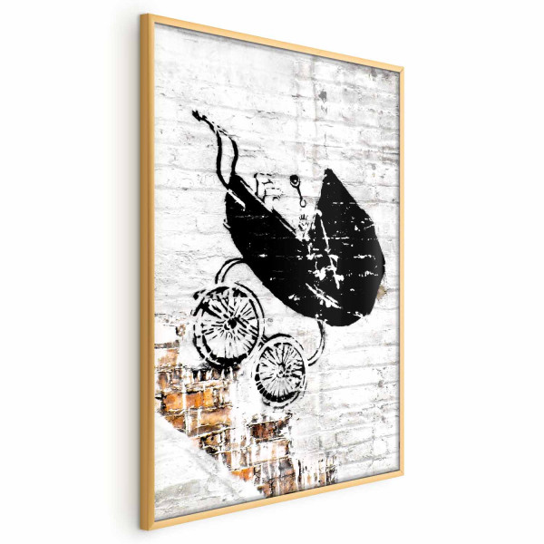 Plakat Pędzący wózek 60x90 cm 579652