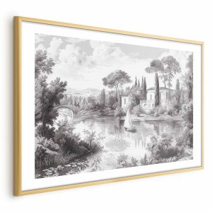 Plakat Pejzaż vintage 42×29,7 cm 586487 Plakat Pejzaż vintage 42×29,7 cm 586487