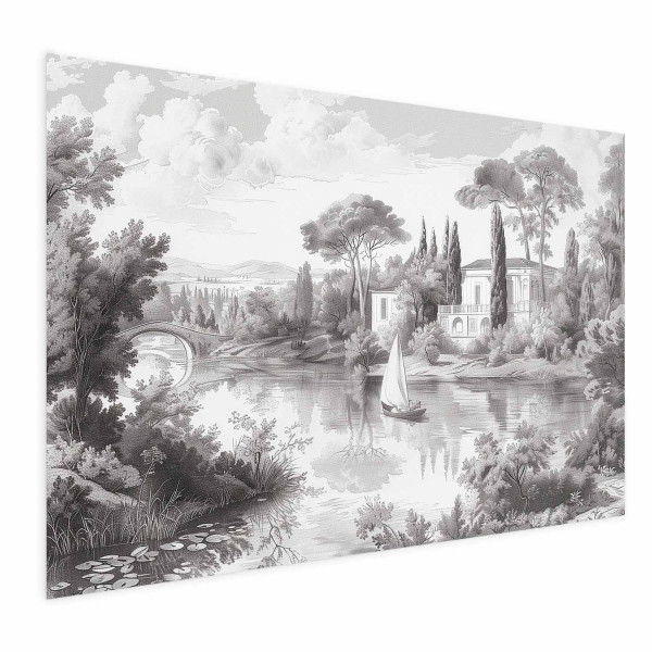 Plakat Pejzaż vintage 90x60 cm 578454