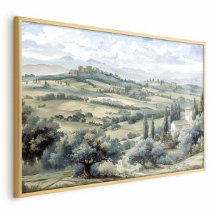 Plakat Pejzaż z polami 60×40 cm 581826