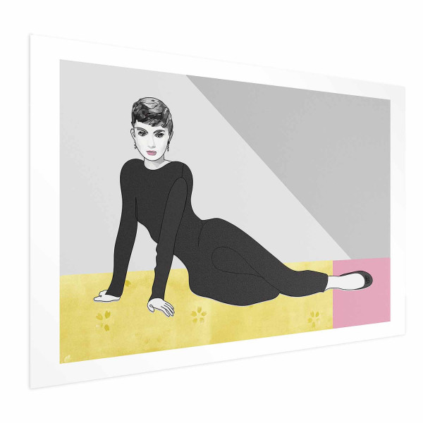 Plakat Piękna Audrey 30x21 cm 578530