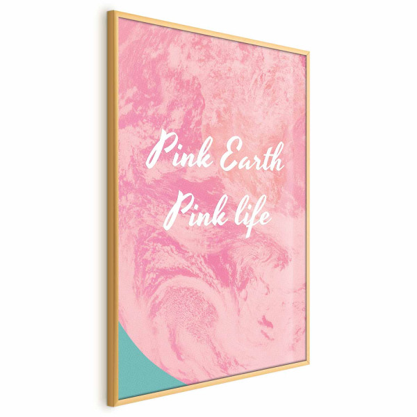 Plakat Pink Earth 21x30 cm 586771
