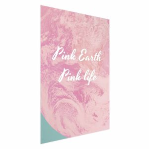 Plakat Pink Earth 29,7×42 cm 584376