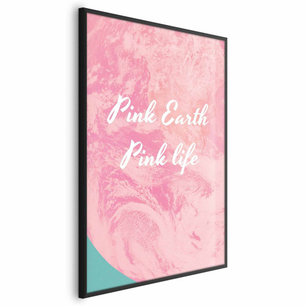 Plakat Pink Earth 29,7x42 cm 580335