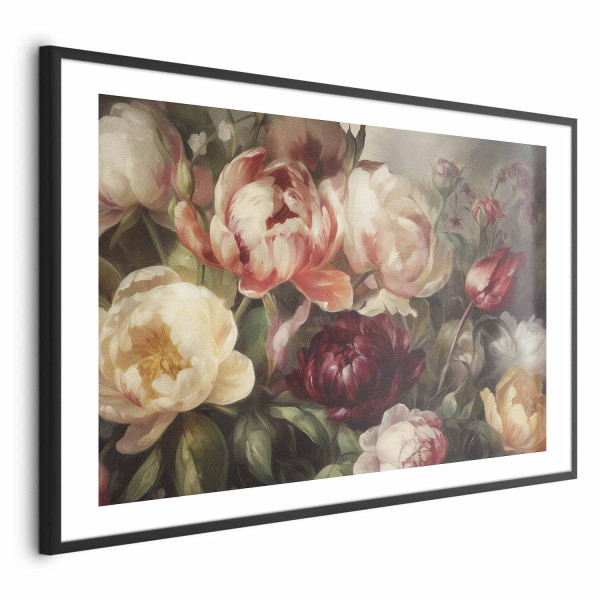 Plakat Piwonie 42x29,7 cm 585594