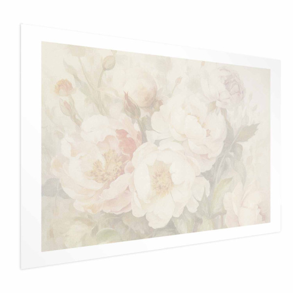 Plakat Piwonie we mgle 30x21 cm 579130