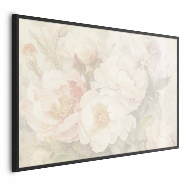 Plakat Piwonie we mgle 30x21 cm 577525