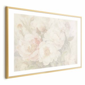 Plakat Piwonie we mgle 42×29,7 cm 585800