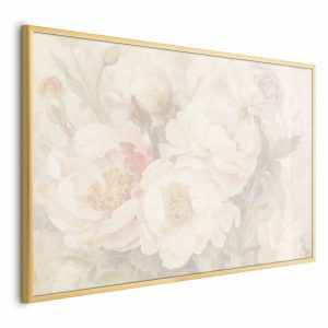Plakat Piwonie we mgle 90×60 cm 584166