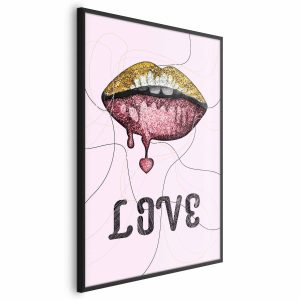 Plakat Płynne usta 21×30 cm 585821 Plakat Płynne usta 21×30 cm 585821