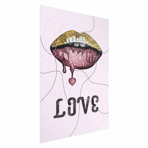 Plakat Płynne usta 40x60 cm 578104