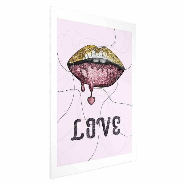 Plakat Płynne usta 40x60 cm 578140