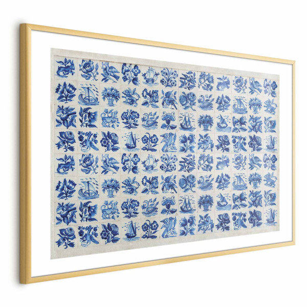Plakat Płytki azulejos 90x60 cm 585132