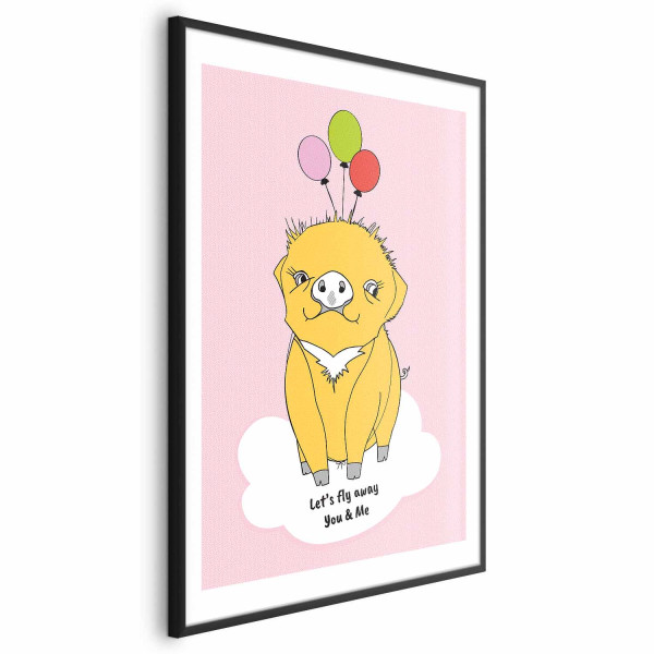 Plakat Podniebna świnka 29,7x42 cm 585083
