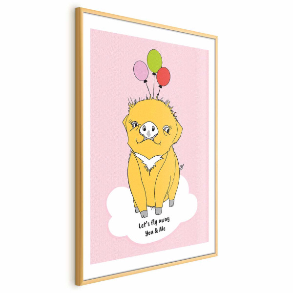 Plakat Podniebna świnka 29,7x42 cm 577365