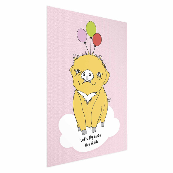 Plakat Podniebna świnka 40x60 cm 585460