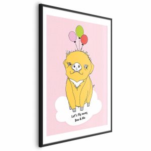 Plakat Podniebna świnka 60×90 cm 589797 Plakat Podniebna świnka 60×90 cm 589797