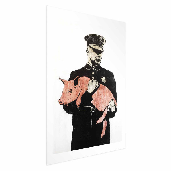 Plakat Policyjna świnia 40x60 cm 585790