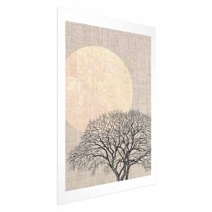 Plakat Poranna pełnia księżyca 21×30 cm 583539 Plakat Poranna pełnia księżyca 21×30 cm 583539