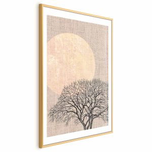 Plakat Poranna pełnia księżyca 21×30 cm 585245 Plakat Poranna pełnia księżyca 21×30 cm 585245