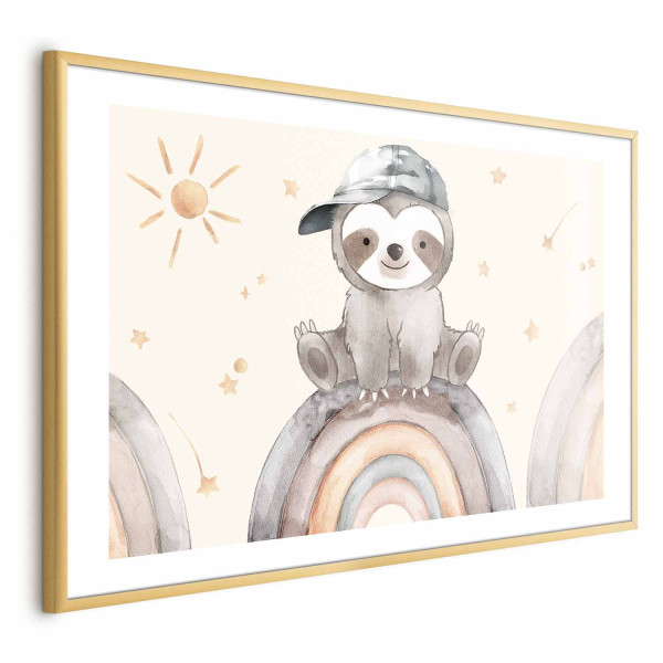 Plakat Pośród gwiazdek i tęcz 60x40 cm 586289