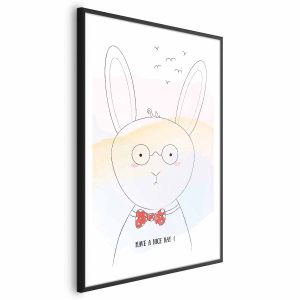 Plakat Pozdrowienia od królika 40×60 cm 587372 Plakat Pozdrowienia od królika 40×60 cm 587372