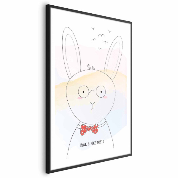 Plakat Pozdrowienia od królika 60x90 cm 581419