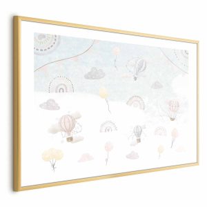 Plakat Przygoda pośród chmur 60×40 cm 584709 Plakat Przygoda pośród chmur 60×40 cm 584709