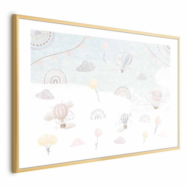 Plakat Przygoda pośród chmur 60x40 cm 584709