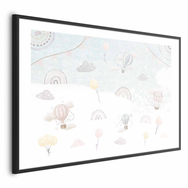 Plakat Przygoda pośród chmur 90x60 cm 580387