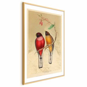 Plakat Ptaki na gałązce 60×90 cm 585015 Plakat Ptaki na gałązce 60×90 cm 585015