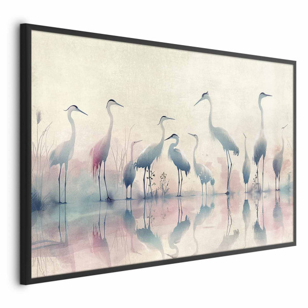 Plakat Ptaki nad jeziorem 42x29,7 cm 577026