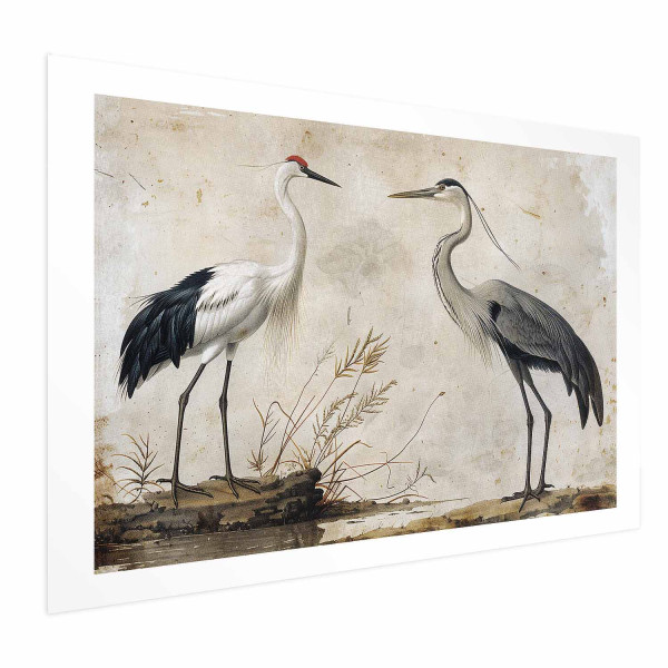 Plakat Ptaki z ryciny 60x40 cm 580118