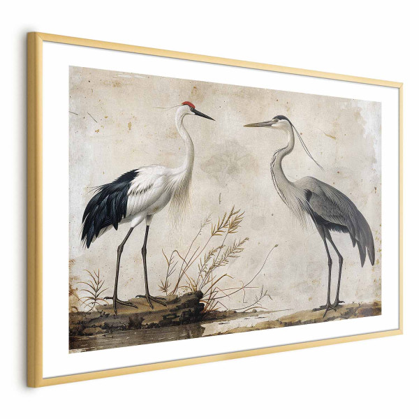 Plakat Ptaki z ryciny 60x40 cm 588267