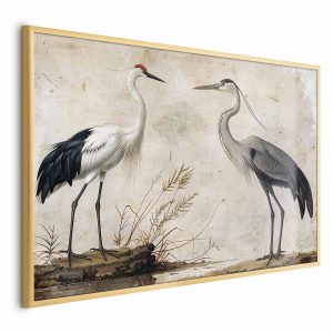 Plakat Ptaki z ryciny 90×60 cm 590506 Plakat Ptaki z ryciny 90×60 cm 590506