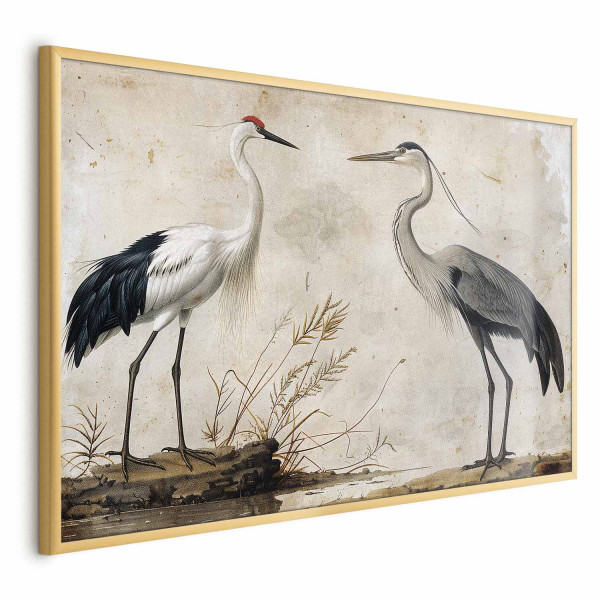 Plakat Ptaki z ryciny 90x60 cm 590506