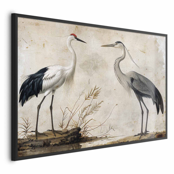 Plakat Ptaki z ryciny 90x60 cm 577381