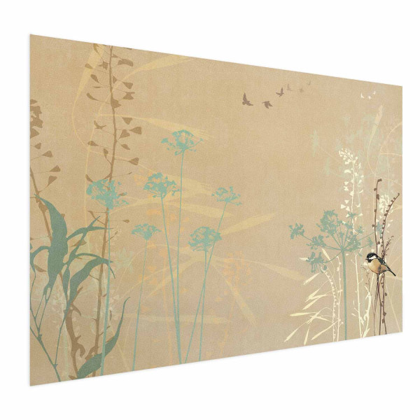 Plakat Ptaszek na łące 30x21 cm 579183
