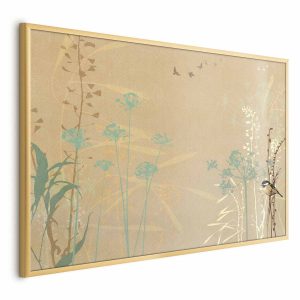 Plakat Ptaszek na łące 90×60 cm 584204 Plakat Ptaszek na łące 90×60 cm 584204