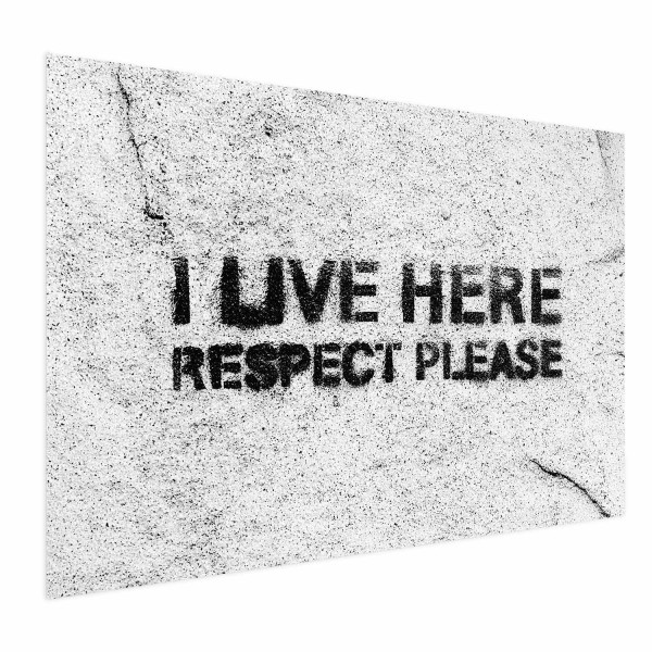 Plakat Respect 42x29,7 cm 579450