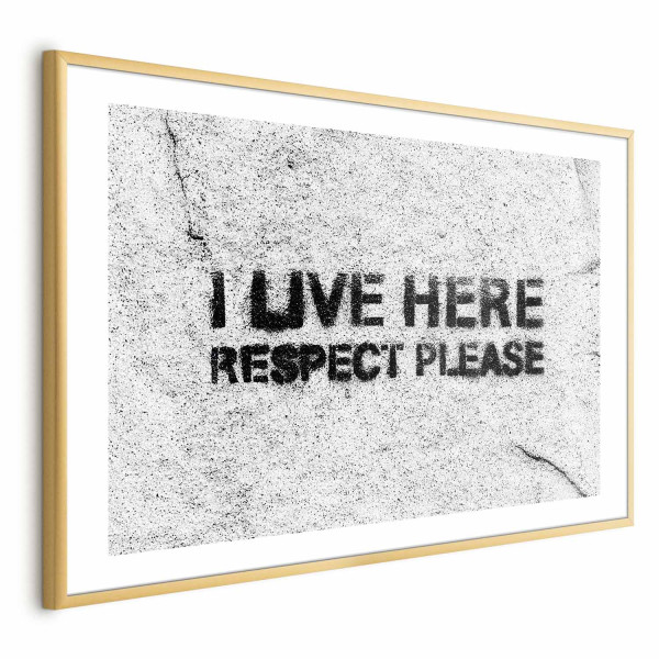 Plakat Respect 42x29,7 cm 590195