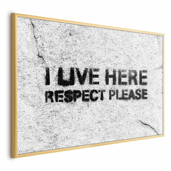 Plakat Respect 90x60 cm 587457