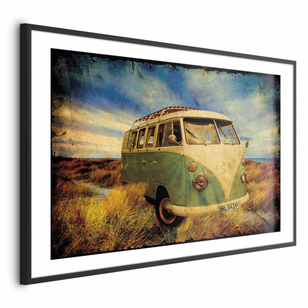Plakat Retro bus 30x21 cm 591144