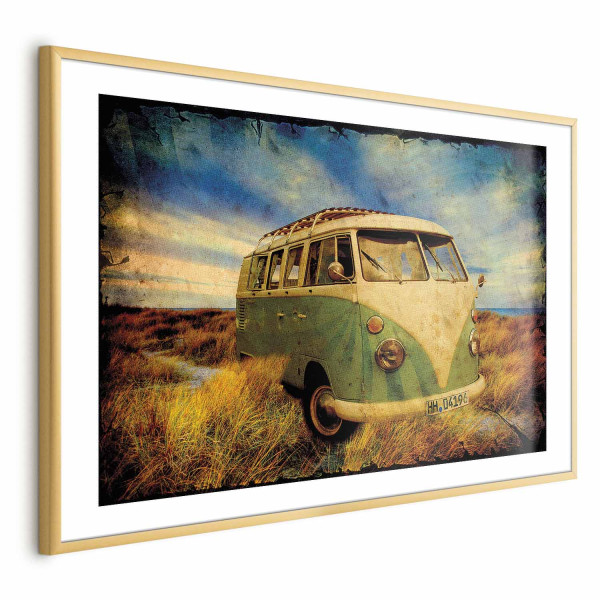 Plakat Retro bus 60x40 cm 586730