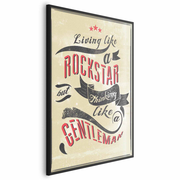 Plakat Rockstar 21x30 cm 583689
