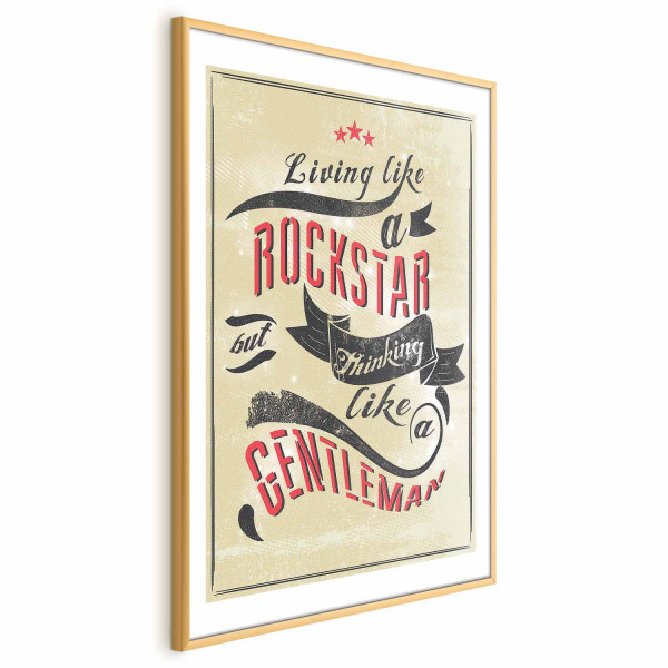 Plakat Rockstar 40x60 cm 577515