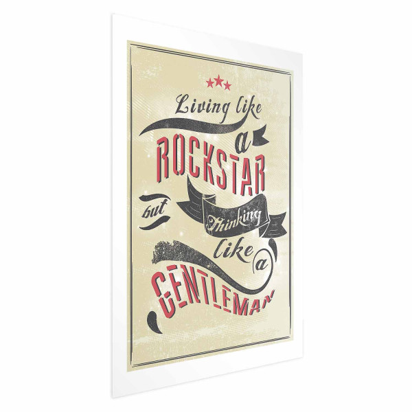 Plakat Rockstar 40x60 cm 579812
