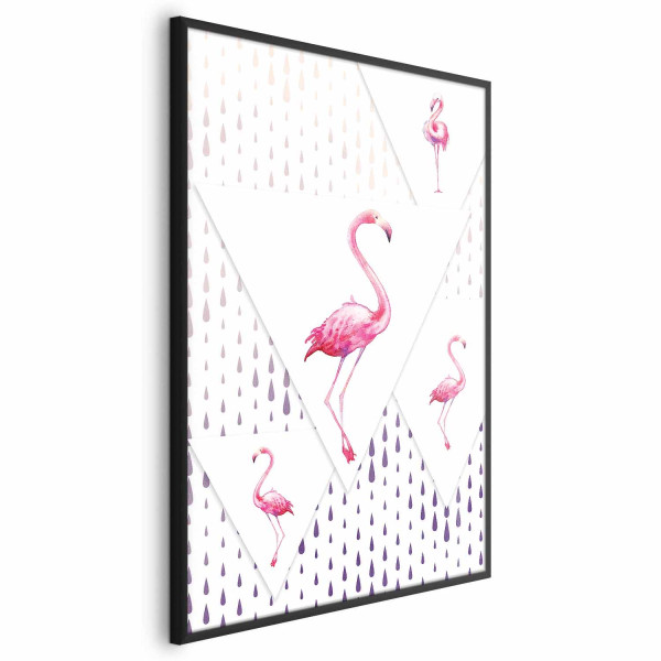 Plakat Rodzina flamingów 29,7x42 cm 584565