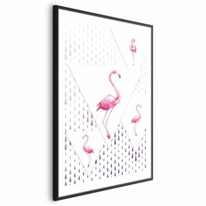 Plakat Rodzina flamingów 40×60 cm 580977 Plakat Rodzina flamingów 40×60 cm 580977